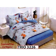 Lenjerie din finet  6 piese cu elastic - TRIO3226
