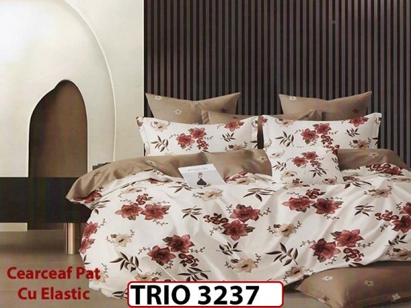 Lenjerie din finet 6 piese cu elastic - TRIO3237 Lenjerie din finet 6 piese cu elastic - TRIO3237