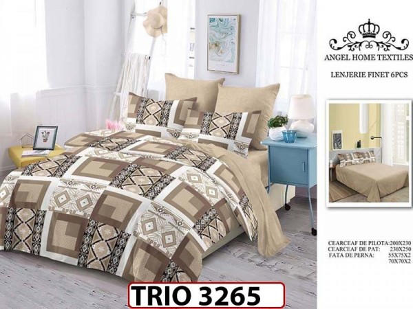 Lenjerie din finet  6 piese  - TRIO3265 Lenjerie din finet  6 piese  - TRIO3265