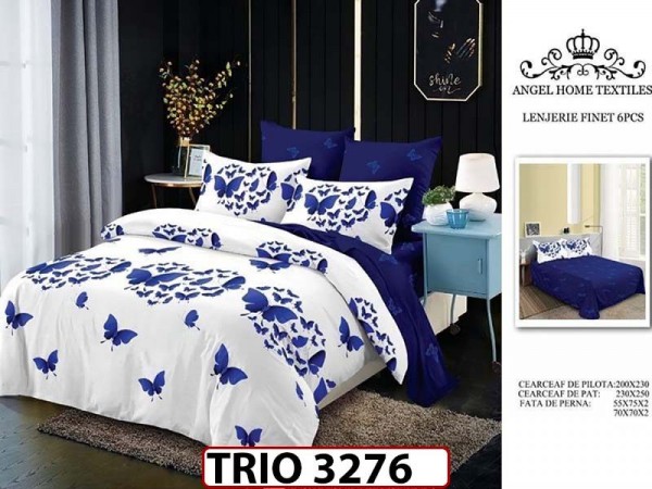 Lenjerie din finet 6 piese - TRIO3276 Lenjerie din finet 6 piese - TRIO3276