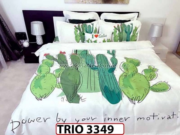 Lenjerie din finet  6 piese  - TRIO3349 Lenjerie din finet  6 piese  - TRIO3349