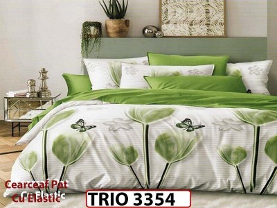 Lenjerie din finet  6 piese cu elastic - TRIO3354