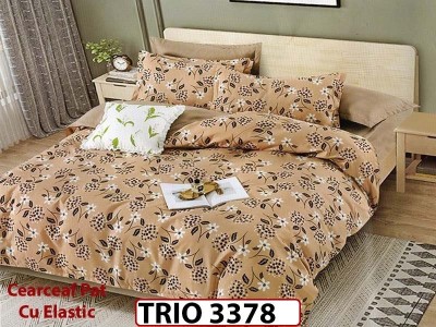 Lenjerie din finet  6 piese cu elastic - TRIO3378 Lenjerie din finet  6 piese cu elastic - TRIO3378