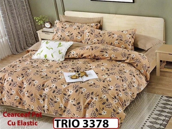 Lenjerie din finet  6 piese cu elastic - TRIO3378 Lenjerie din finet  6 piese cu elastic - TRIO3378