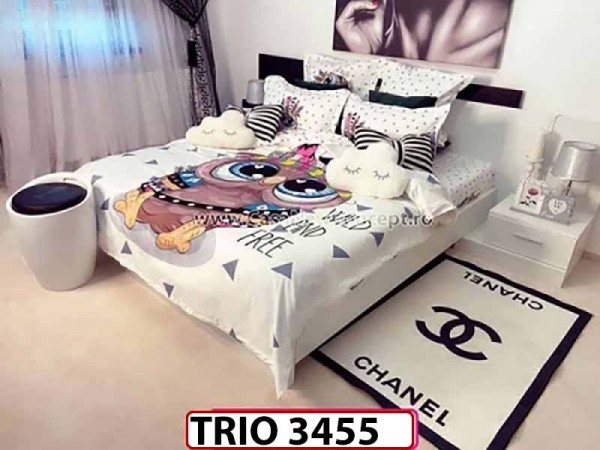 Lenjerie din finet  6 piese  - TRIO3455 Lenjerie din finet  6 piese  - TRIO3455