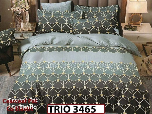 Lenjerie din finet  6 piese cu elastic - TRIO3465 Lenjerie din finet  6 piese cu elastic - TRIO3465