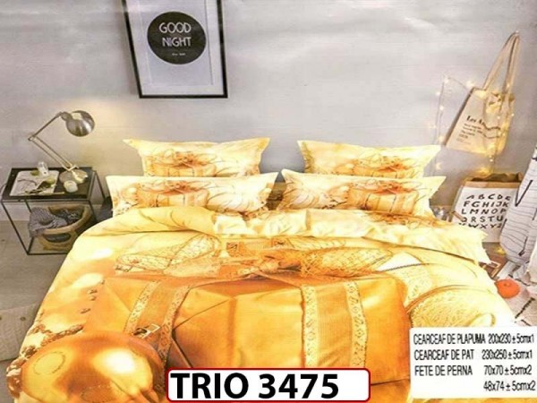 Lenjerie din finet  6 piese  - TRIO3475 Lenjerie din finet  6 piese  - TRIO3475