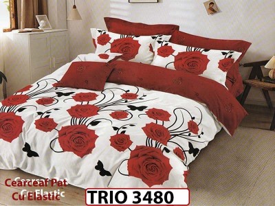 Lenjerie din finet  6 piese cu elastic - TRIO3480