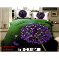 Lenjerie din finet  6 piese cu elastic - TRIO3486