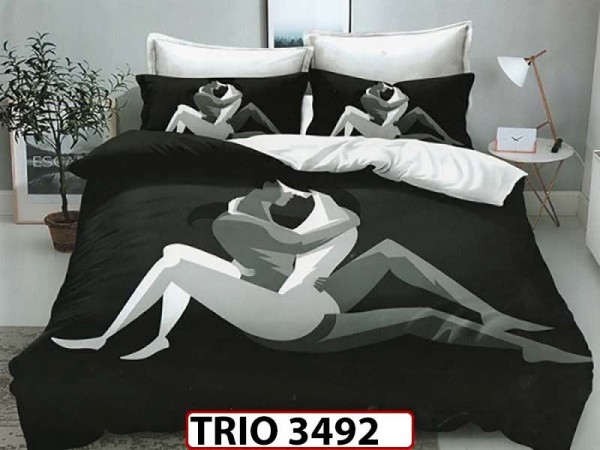 Lenjerie din finet  6 piese  - TRIO3492 Lenjerie din finet  6 piese  - TRIO3492