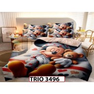 Lenjerie din finet  6 piese  - TRIO3496