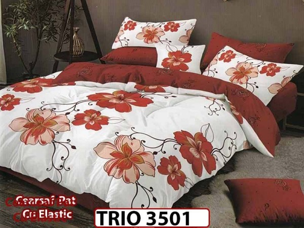 Lenjerie din finet  6 piese cu elastic - TRIO3501 Lenjerie din finet  6 piese cu elastic - TRIO3501