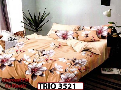 Lenjerie din finet  6 piese cu elastic - TRIO3521 Lenjerie din finet  6 piese cu elastic - TRIO3521