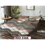 Lenjerie din finet  6 piese cu elastic - TRIO3566