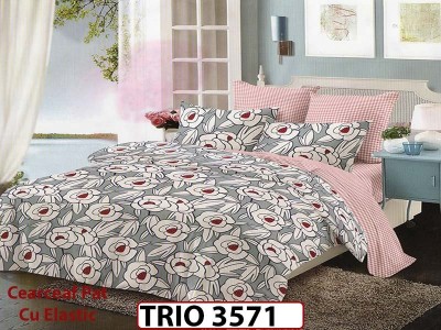 Lenjerie din finet  6 piese cu elastic - TRIO3571