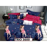 Lenjerie din finet  6 piese  - TRIO3600