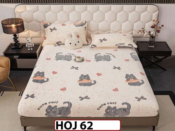 Husa de Pat + 2 Fete de Perne - Cocolino- Pat 2 Persoane - HOJ62