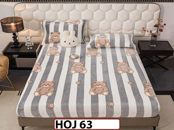 Husa de Pat + 2 Fete de Perne - Cocolino- Pat 2 Persoane - HOJ63