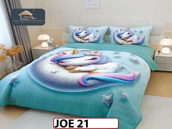 Cuvertura cu 3 piese IMPRIMATA DIGITAL -  JOE 21