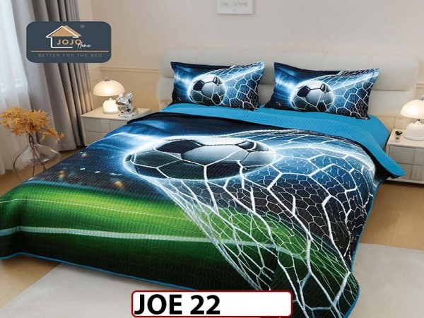 Cuvertura cu 3 piese IMPRIMATA DIGITAL -  JOE 22