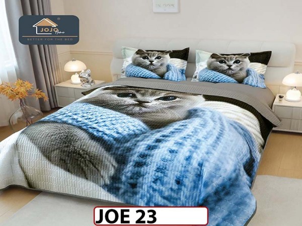 Cuvertura cu 3 piese IMPRIMATA DIGITAL -  JOE 23