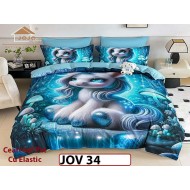 Lenjerie 5D din Finet 6 piese cu Elastic - JOV 34