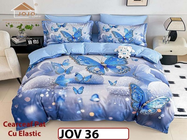 Lenjerie 5D din Finet 6 piese cu Elastic - JOV 36