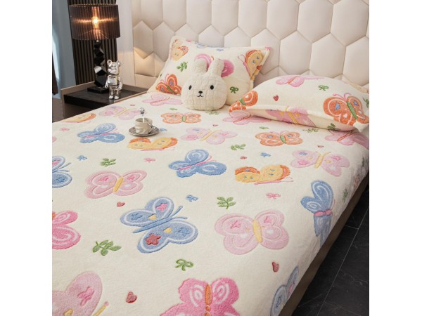 Husa de Pat + 2 Fete de Perne - Cocolino- Pat 2 Persoane - HOJ61