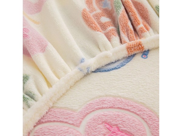 Husa de Pat + 2 Fete de Perne - Cocolino- Pat 2 Persoane - HOJ61