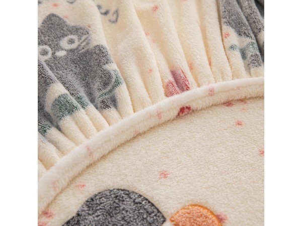 Husa de Pat + 2 Fete de Perne - Cocolino- Pat 2 Persoane - HOJ62