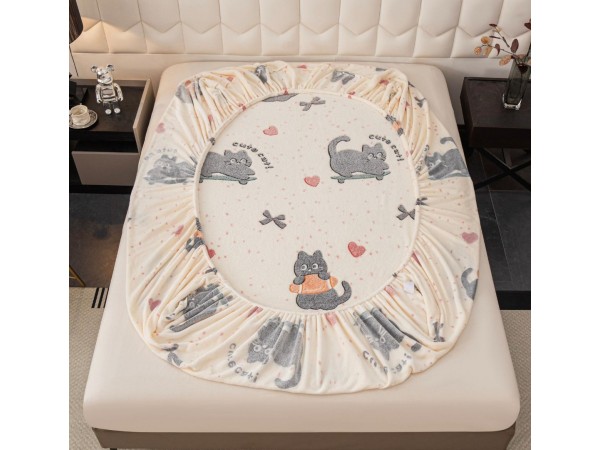 Husa de Pat + 2 Fete de Perne - Cocolino- Pat 2 Persoane - HOJ62