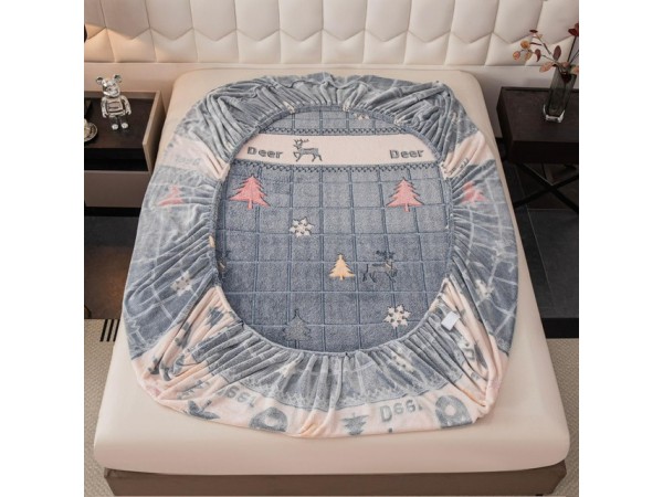 Husa de Pat + 2 Fete de Perne - Cocolino- Pat 2 Persoane - HOJ64