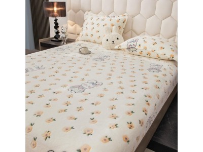 Husa de Pat + 2 Fete de Perne - Cocolino- Pat 2 Persoane - HOJ66