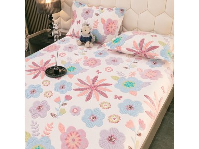 Husa de Pat + 2 Fete de Perne - Cocolino- Pat 2 Persoane - HOJ54