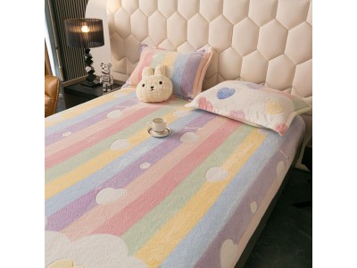 Husa de Pat + 2 Fete de Perne - Cocolino- Pat 2 Persoane - HOJ47