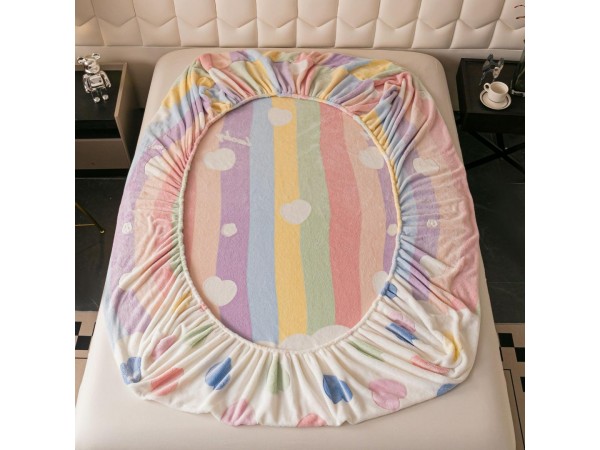 Husa de Pat + 2 Fete de Perne - Cocolino- Pat 2 Persoane - HOJ47