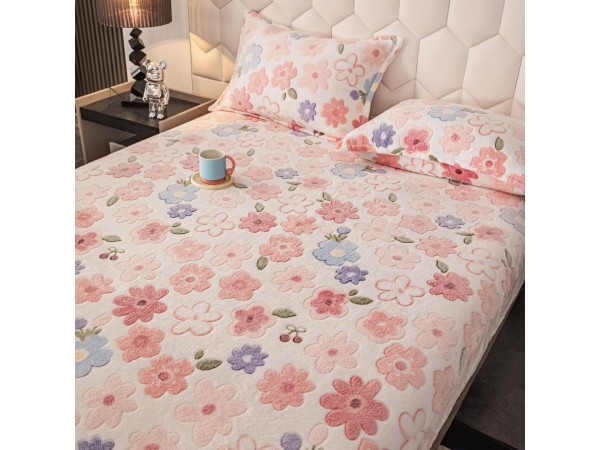 Husa de Pat + 2 Fete de Perne - Cocolino- Pat 2 Persoane - HOJ68