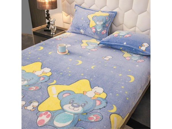 Husa de Pat + 2 Fete de Perne - Cocolino- Pat 2 Persoane - HOJ69