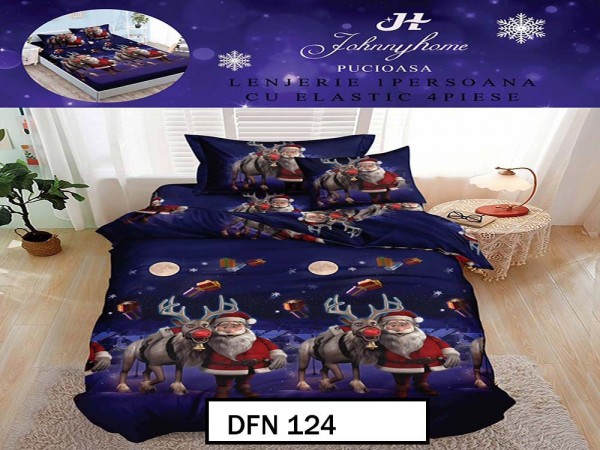 Lenjerie din finet 4 piese o persoana Cod - DFN