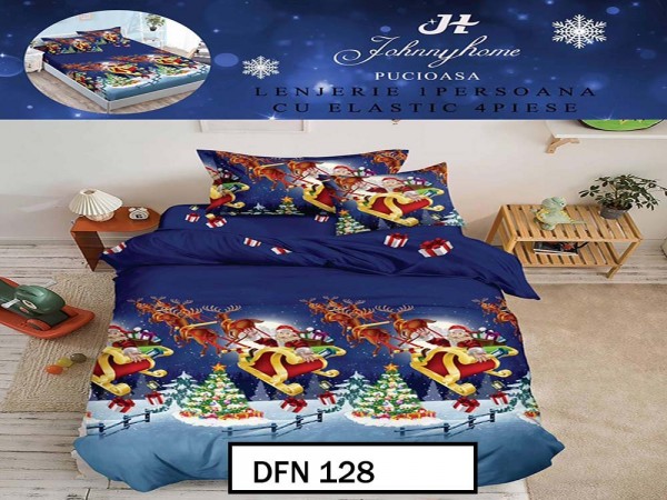 Lenjerie din finet 4 piese o persoana Cod - DFN