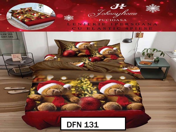 Lenjerie din finet 4 piese o persoana Cod - DFN