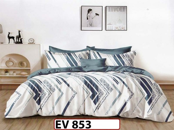 Lenjerie din bumbac Satinat 6 piese Casa New Concept - EV853