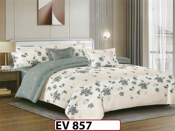 Lenjerie din bumbac Satinat 6 piese Casa New Concept - EV857