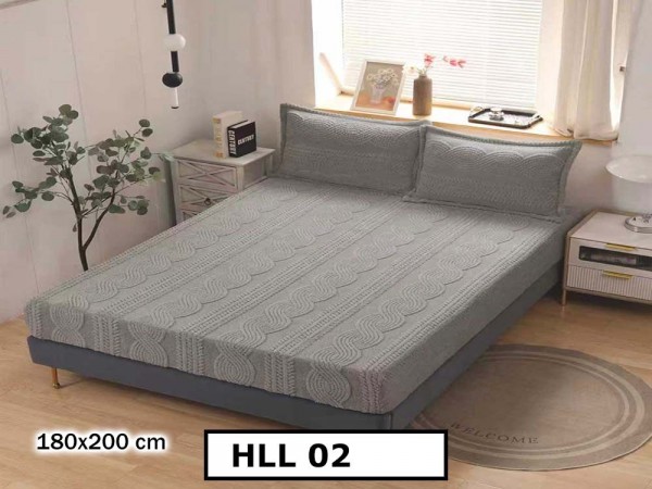 Husa de Pat + 2 Fete de Perne - Cocolino- Pat 2 Persoane - HLL02