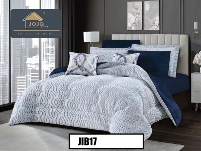 Lenjerie cu Pilota din Blanita artificiala de Iepure si cearceaf elastic din 6 piese - JIB17