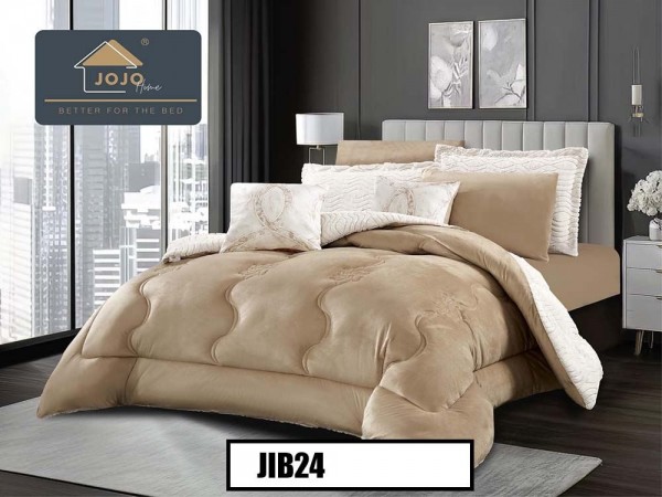 Lenjerie cu Pilota din Blanita artificiala de Iepure si cearceaf elastic din 6 piese - JIB