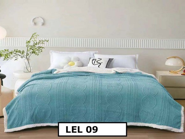 Patura Pufoasa Cocolino cu Blanita pentru pat dublu LEL09