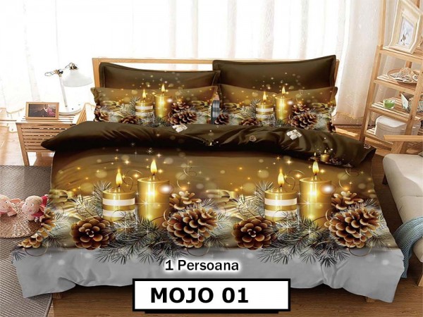 Lenjerie din finet 4 piese o persoana Cod - MOJO