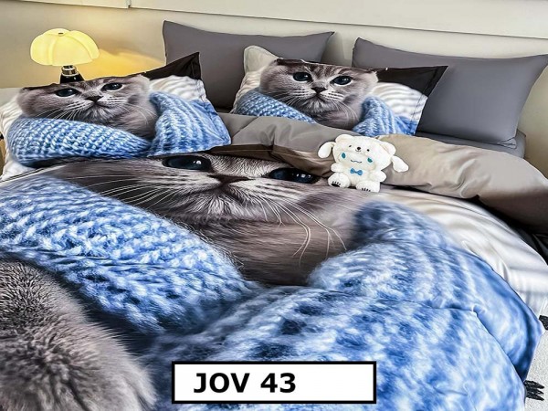 Lenjerie 5D din Finet 6 piese cu Elastic - JOV 43