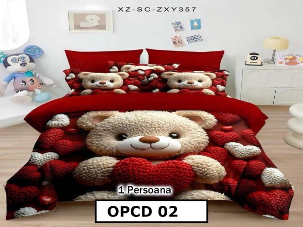 Lenjerie din Finet 5D cu 4 Piese fara Elastic - OPCD02